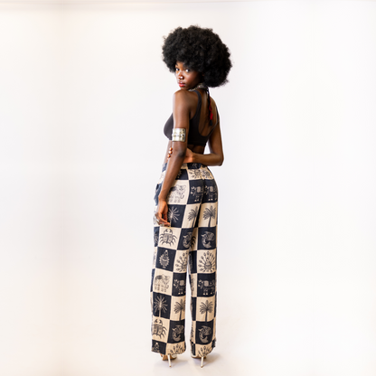 AWARI STUDIO WIDE LEG PANTS