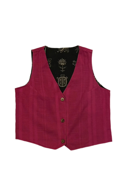 SIYAH REVERSIBLE VEST